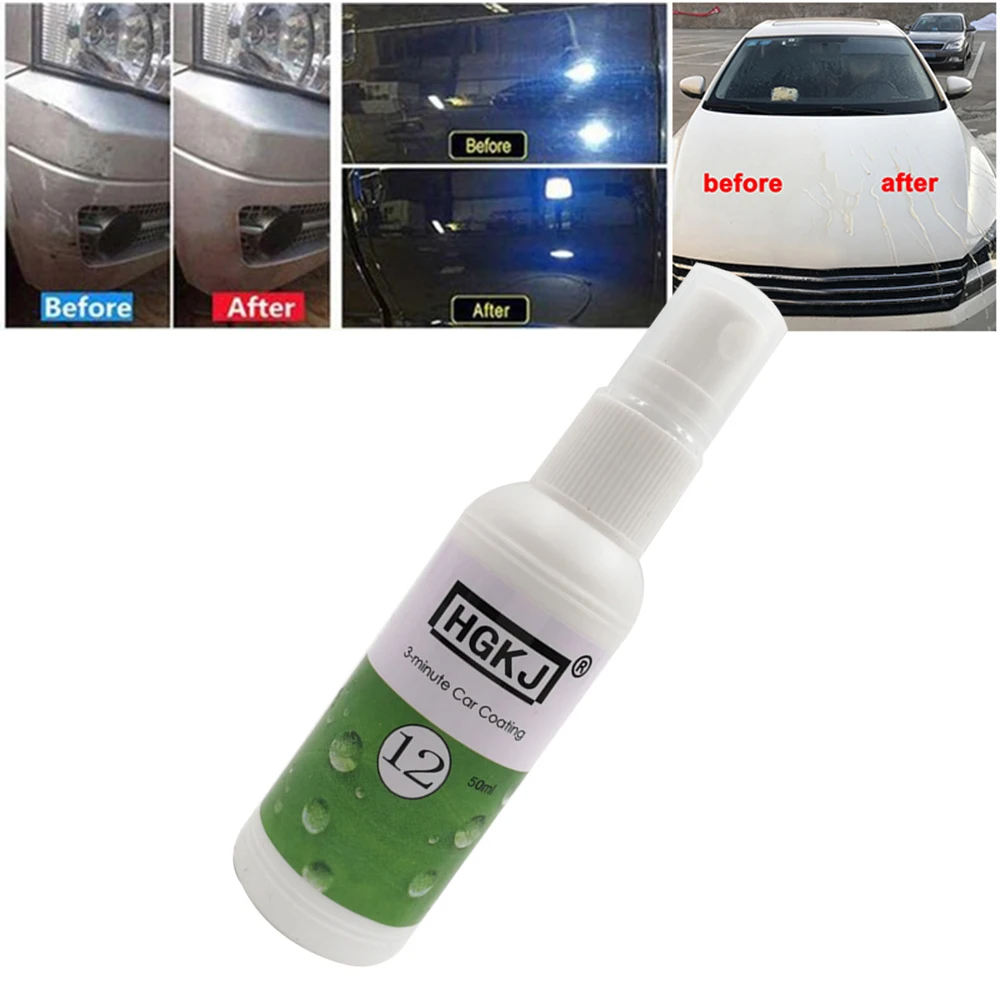 

HGKJ-12 50ML Car Polish Paint Scratch Repair Agent Hydrophobic Coating Waterproof Care Maintenance car accessries TSLM1