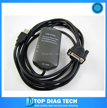 

Top Quality Test well with 1 year warranty fast shipping! USB/PPIM+ USB/RS485 S7-200 PLC PPI programming cable