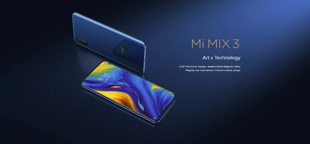 Глобальная версия Xiaomi mi x 3 Snapdragon 845 Octa Core 24 + 2 Мп 6 ГБ Оперативная память 128 GB Встроенная память 6,39 "полный Экран Qi Беспроводное зарядное