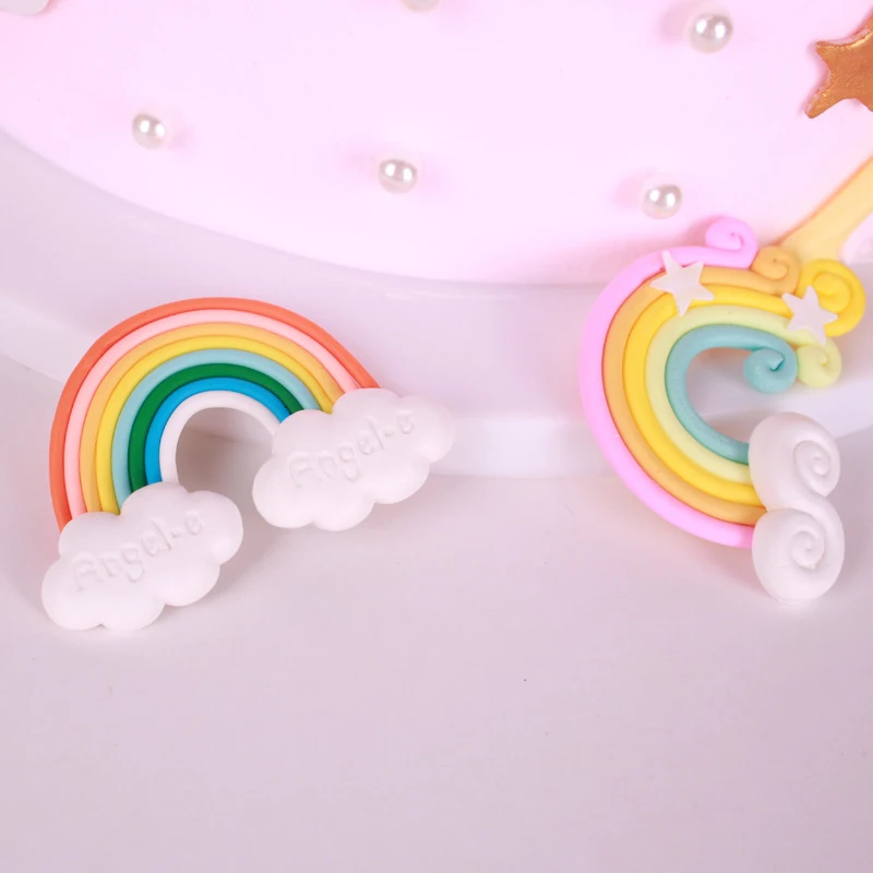 Облако кекс Радуга Kawaii Свадебные украшения для дня рождения детский душ Сделай