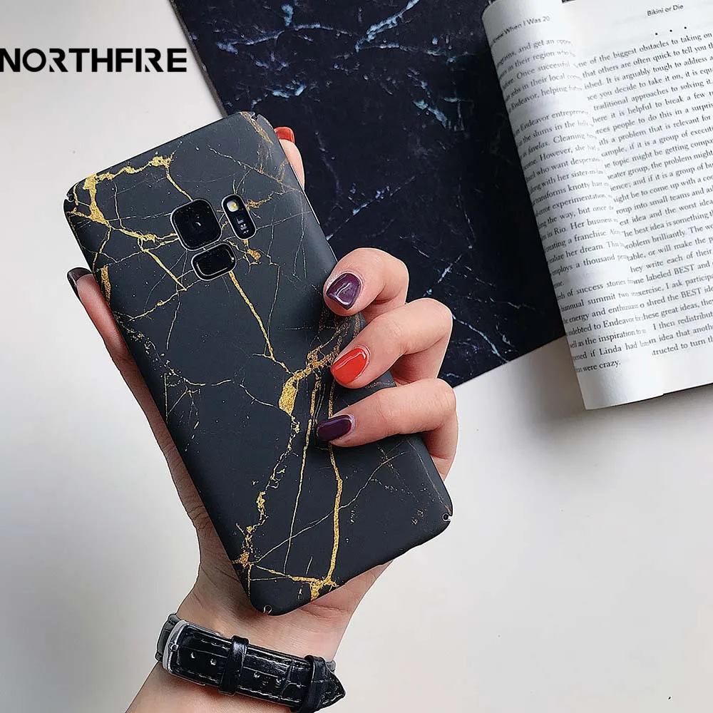 

NORTHFIRE Marble Phone Case For Xiaomi mi 8 Lite mi 9 mi Play Back Case Cover For Redmi Note 7 Hard PC Water Funda Coque Capa