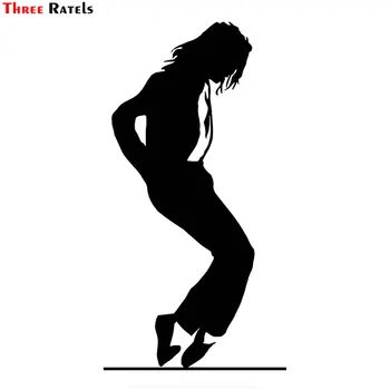 

Three Ratels LBH493# 15.1x8cm Michael Jackson car stickers facecar auto decals