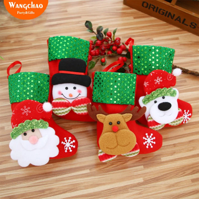 

Christmas Stockings Christmas Decorations For Home Accessories Xmas Decora Ornaments Gift For Christmas Deals