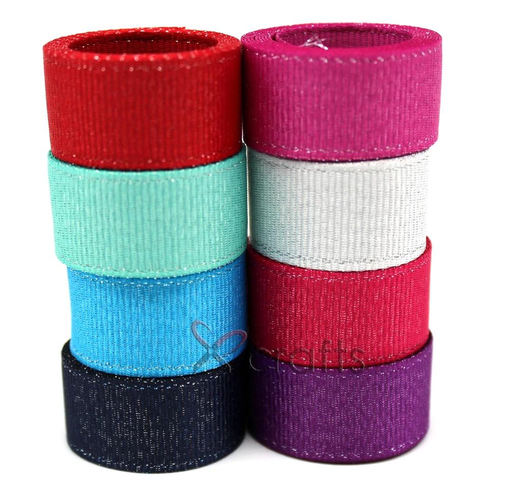 Ppcrafts 3 6 9 16 22 38 Mm Doppio Argento Purl Grosgrain Nastro Handmade Matrimonio Fai Da Te Artigianato Nastro U Scegli Colore Libera Il Trasporto