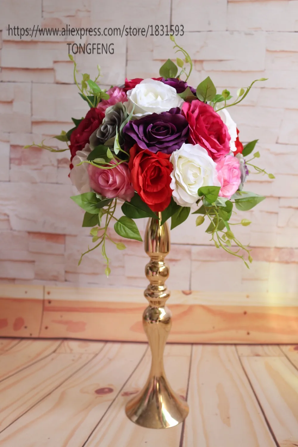 Wedding decoration flower Table Flower Wedding background flower wall