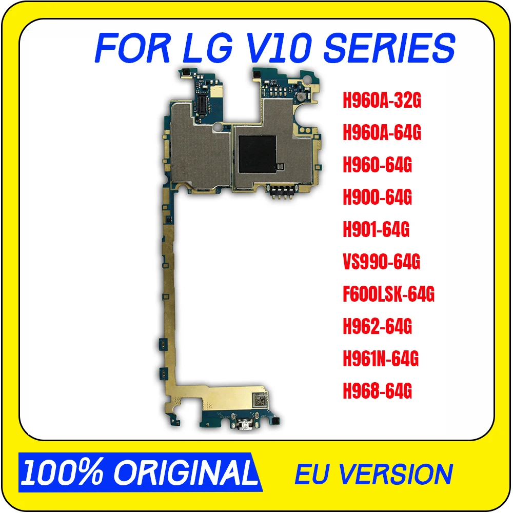 Разборка материнской платы для LG V10 H960A H960 H962 H961N H900 H901 VS990 F600LSKG H968 с полным