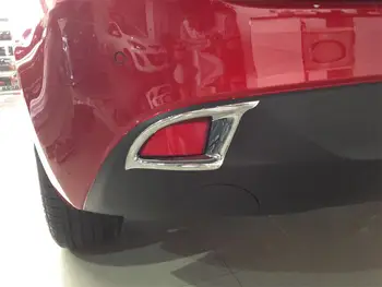

Rear Bumper Fog Light Trims Reflector Overlay For Mazda3 Hatchback BM 2014-2016 High-gloss Chrome Trims Exterior Accessories