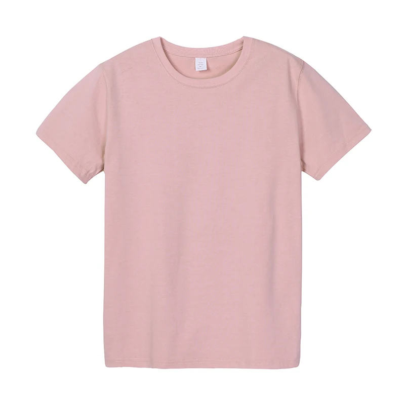 ADT901197 pink Пионерский лагерь летняя футболка мужская хлопок сплошной цвет чистый цвет Футболка Высокое качество топы Мужские ADT901197 - Цвет: ADT901197 pink