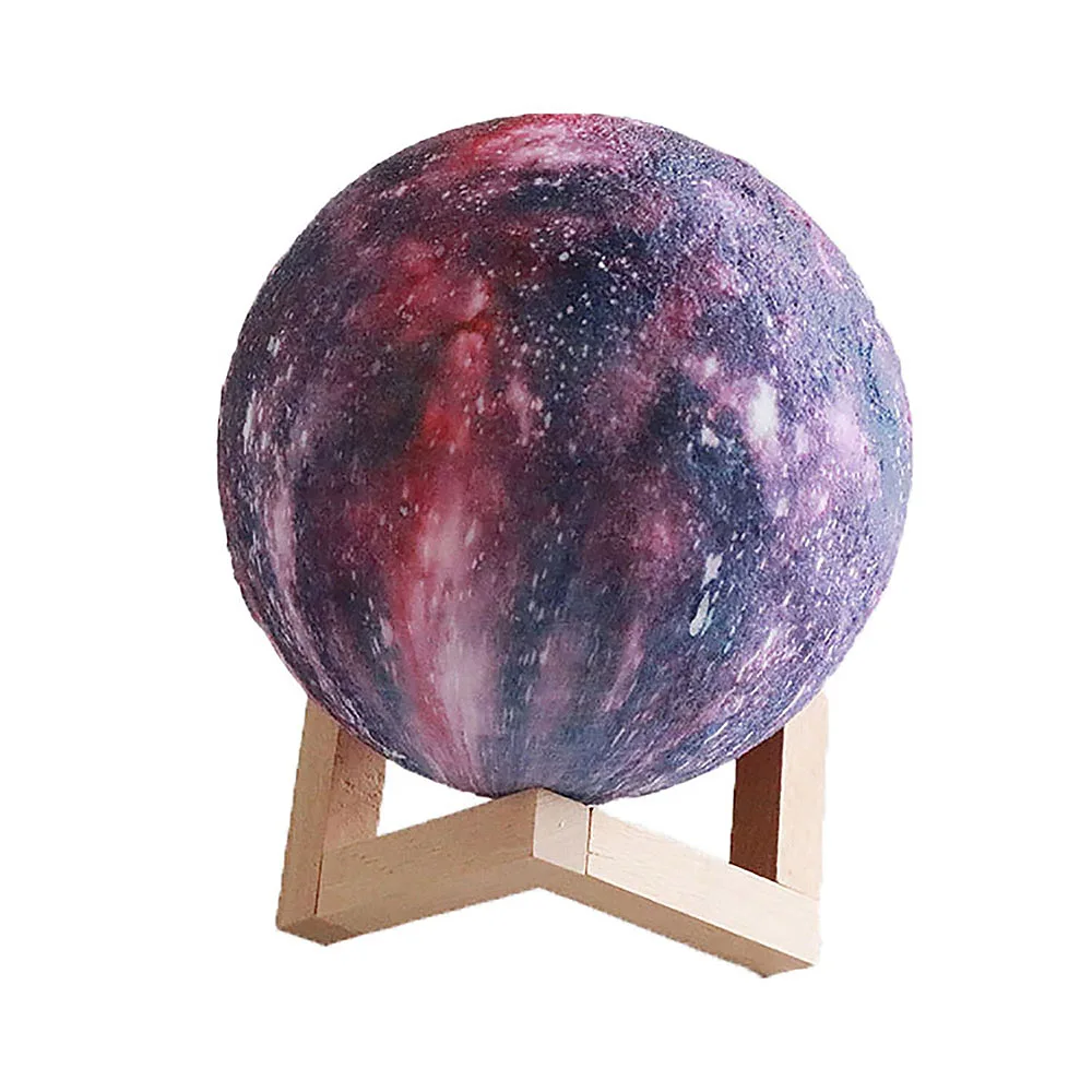 

3D Colored Drawing Moon Lamp Night Light Color Change Remote Control Indoor Decorations
