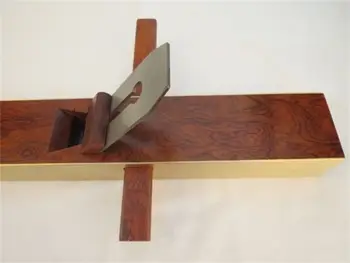 

Flat-fell seam plane, bigger flat bottom brass wrap scentedwood 2 1/4"plane