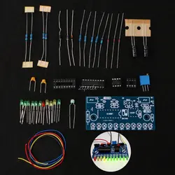 LM3915 10 светодиодный индикатор уровня звука DIY VU Meter предусилителя Мощность усилитель указывают R07 Прямая поставка