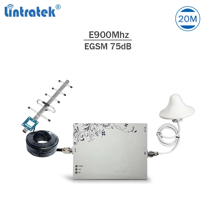 Lintratek إشارة الداعم EGSM 900 الداعم GSM 2G 75dB GSM مكرر 900 مكبر صوت أحادي 2g 3g مكرر repetidor egsm 900 mhz #75