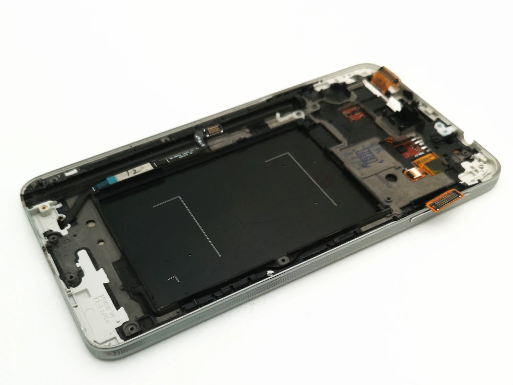 For Samsung Galaxy Note 3 N900 N9005 N900A N900V LCD Display Touch Screen Digitizer Assembly With Frame