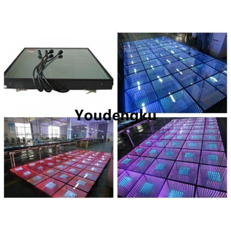 

Free shipping party led dance floor dj light dancing floor LED RGB mirror infinite Dance floor wedding dj dance floor