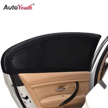 AUTOYOUTH (2 Pack) Side Window Sunshades For Car Windows – Sun, Glare And UV Rays Protection For Your Child Baby Side Window Car