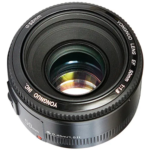 unidad Tutor Gracias Yongnuo speedlite YN 50mm f/1,8 lente para Nikon|lens for nikon|50mm  f/1.8yn 50mm - AliExpress
