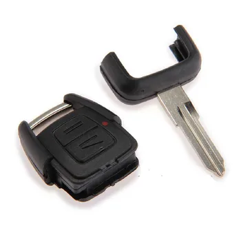 

Dewtreetali Black Replacement Remote Plastic + metal Key Case Shell Housing for Opel Astra Vectra Zafira