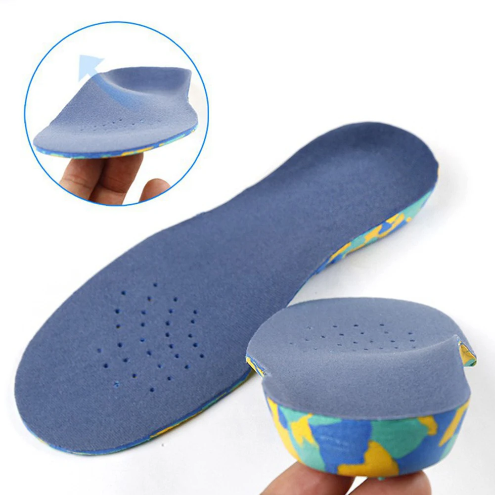 

Orthopedic Comfort Anti Slip Plantar Children Shoe Inserts Kids Insole EVA Breathable Flatfoot Correction Camouflage Arc Support