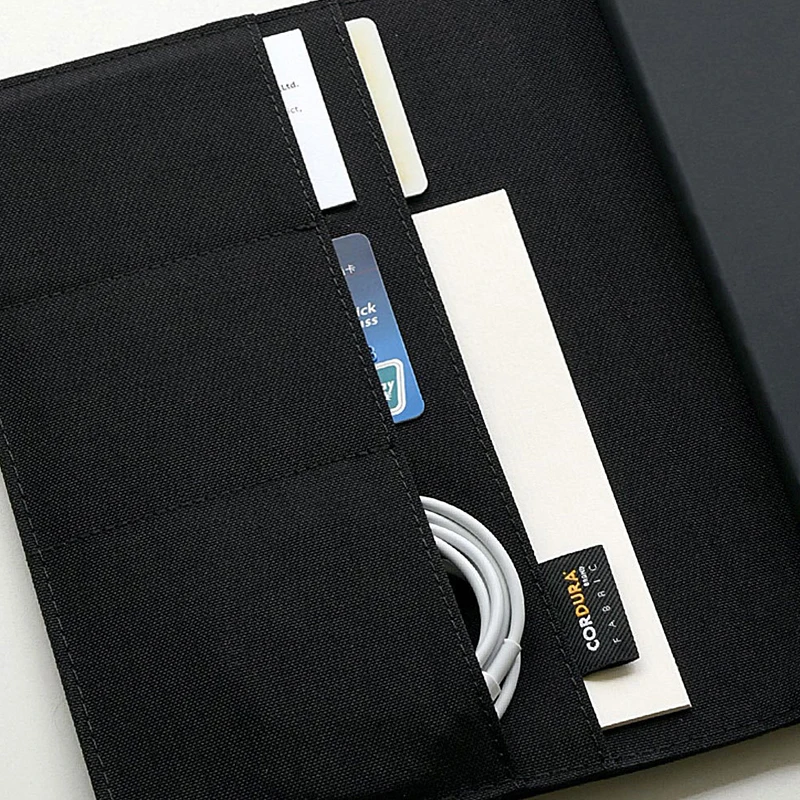 Najtaniej Hot Xiaomi Mijia Smart Home Kaco Noble zeszyt papierowy PU skórzana kieszeń na karty etui na telefon z klapką do biura podróży służbowych z prezentem