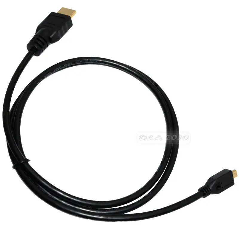 DANSPEED 3FT 6.5Ft 1 M/2 M EVO 4G Премиум папа-папа M/M Микро-HDMI ТВ кабель для подключения сотового телефона