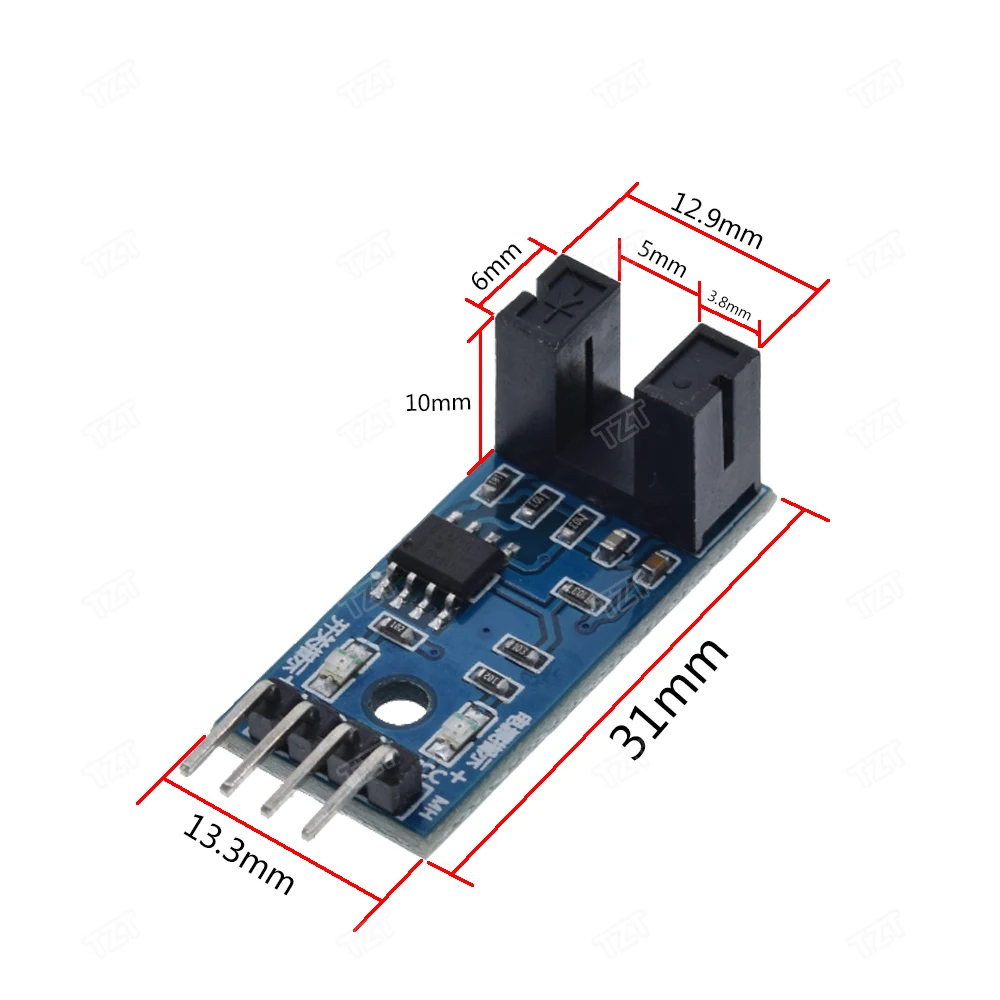 Завеса F249 4 контактный инфракрасный Скорость Сенсор модуль для Arduino/51/AVR/PIC 3,3 V-5 V Высокое качество