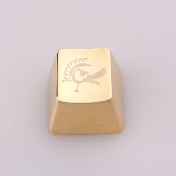 

ESC Keycap Metal Golden Custom Pattern R4 Height OEM Profile Cherry MX Key Cap For MX Switches Mechanical Gaming Keyboards