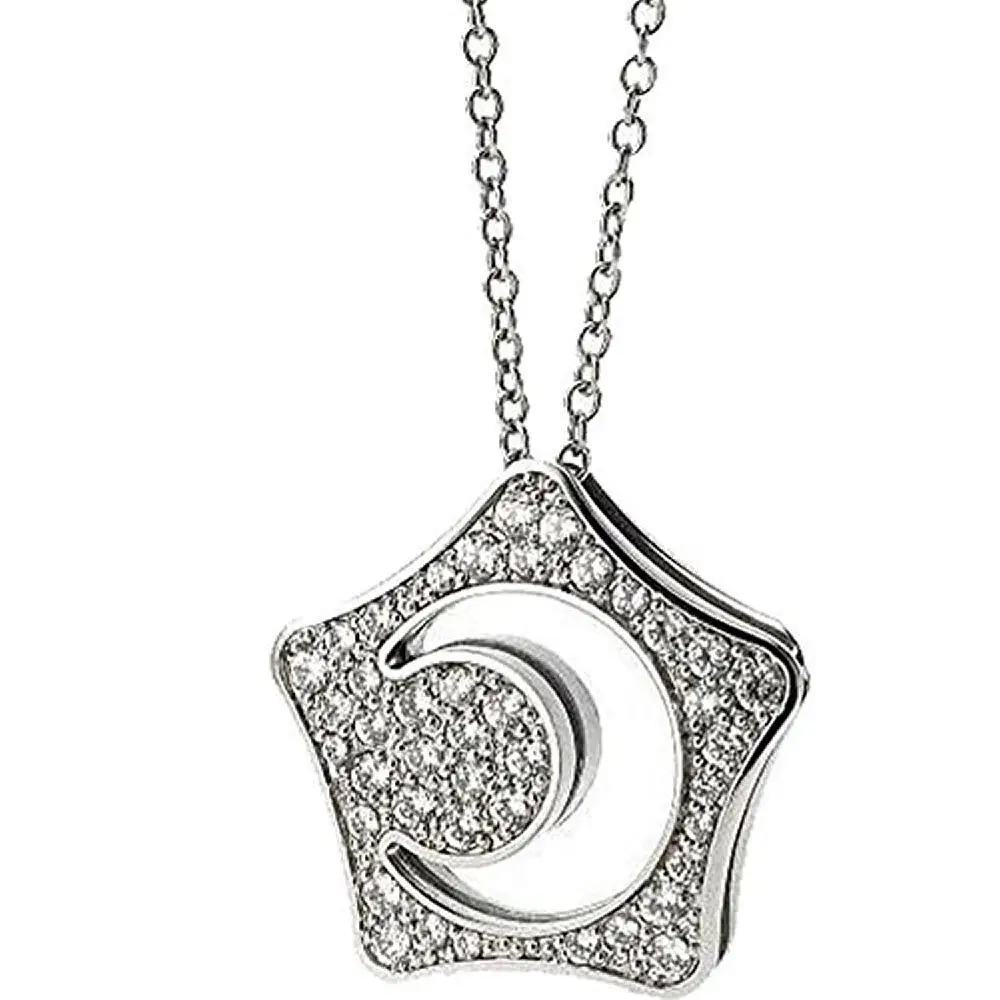 

XIUFEN Women Men Lovers Pendant Necklace Silver Color Korean Drama Boys Over Flowers Kissing Star Necklace Female Jewelry