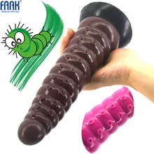 FAAK 9 84 Long Super Big Anal Plug Silicone Huge Butt Plug Female Masturbation Vagina Anal