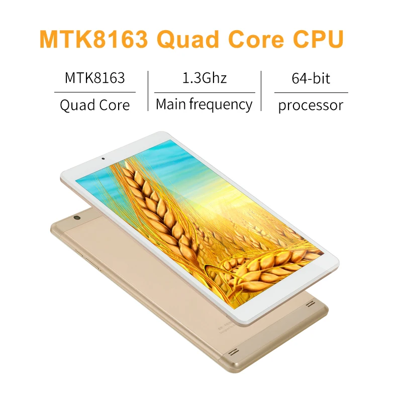New GOLD 10.1 inch Original Design Android 7.0 Quad Core IPS Tablet WiFi 2G+32G 7 8 9 10 android tablet pc 2GB 32GB