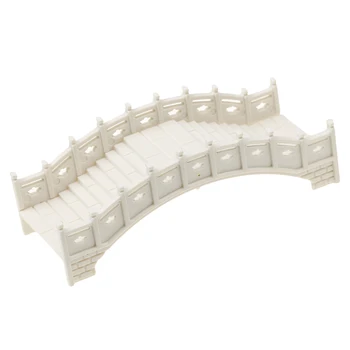 

Plastic Sand Table Park Retro Bridge Scene Model Garden Decor Crafts Mold