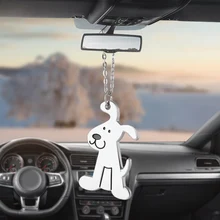Подвеска в автомобиль, украшение в виде щенка, очаровательное зеркало заднего вида, украшение, подвесное авто украшение, Аксессуары для автомобилей, модный стиль, горячие подарки