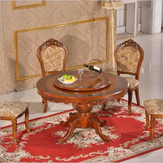 Special Price Modern Style Italian Dining Table, 100% Solid Wood Italy Style Luxury round Dining Table Set o1127 Special Price Modern Style Italian Dining Table, 100% Solid Wood Italy Style Luxury round Dining Table Set o1127