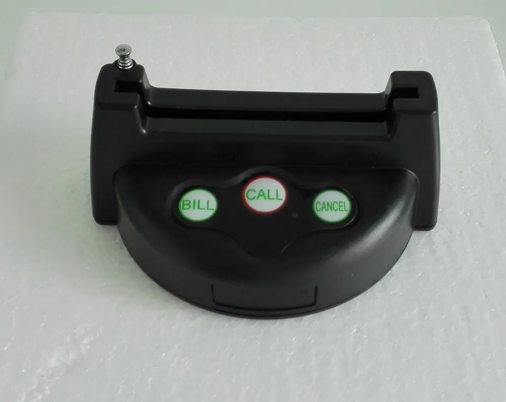 5 шт./упак. 3-ключ передатчик с антенной Таблица Беспроводной кнопку вызова K-G3 для ресторан отеля