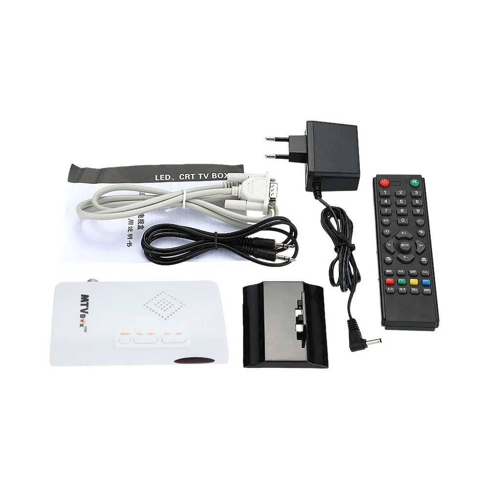 HD tv BOX HD lcd ТВ-тюнер BOX цифровой компьютерный монитор аналоговый ТВ-приемник