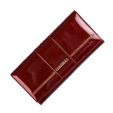 Genuine font b Leather b font long Wallet Cowhide font b Women s b font Wallets
