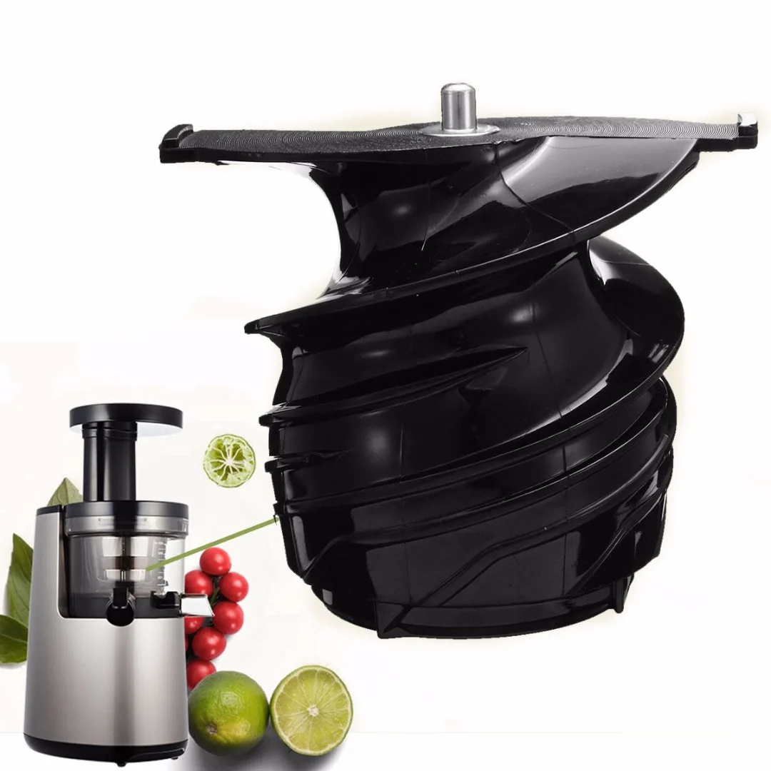 1pcs Auger Screw Propeller Slow Juicers Parts For HH-SBF11 Blender Replacement Black
