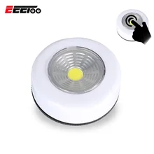 Шкаф светильник светодиодный AAA батарея питание прикроватный шкаф лампа пресс-Переключатель гибкий светильник s для шкафа кухня ребенок спальня