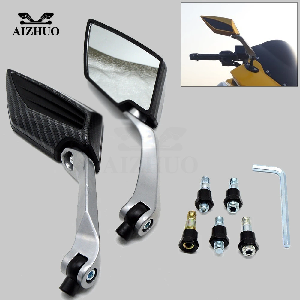 Mirror ヤマハスクーターズマVino XMaxのためのChrome View Chrome Flame Style Scooter