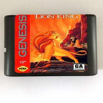 

Top quality 16 bit Sega MD game Cartridge for Megadrive Genesis system --- Lion King