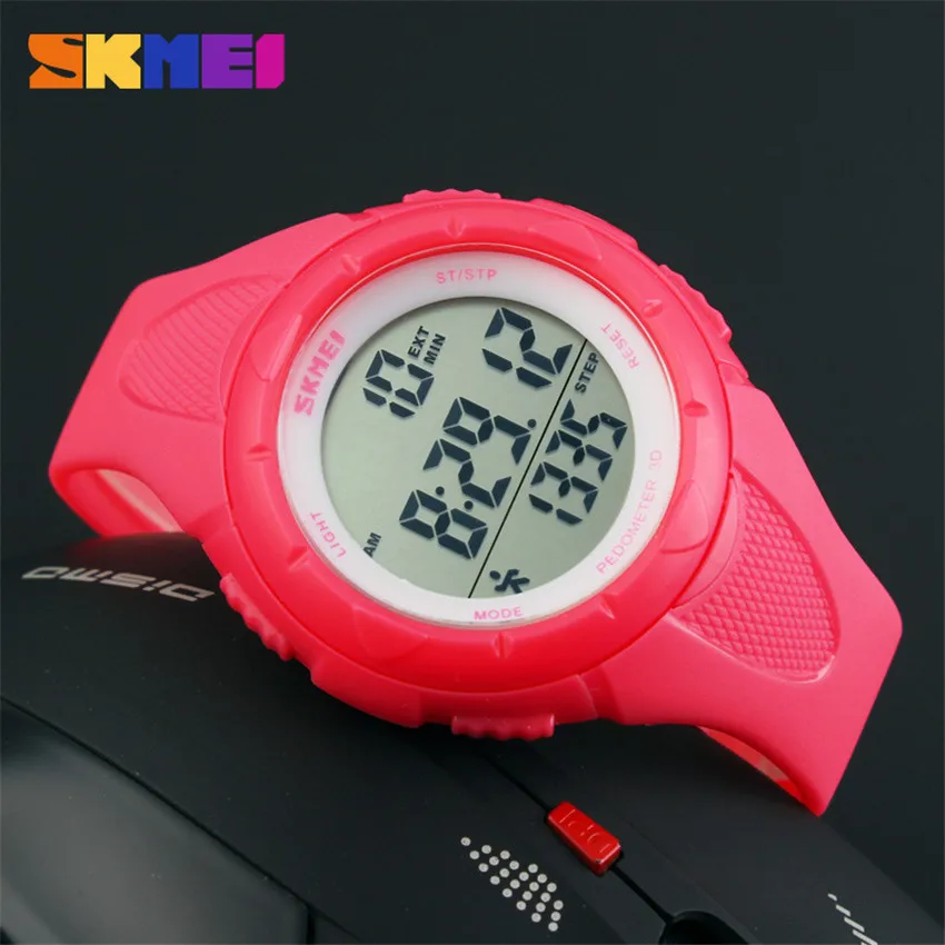 Women Watches Ladies SKMEI 3D Pedometer LED Digital Watch Girls Fashion Casual Clock Outdoor Sports Wristwatches montre femme