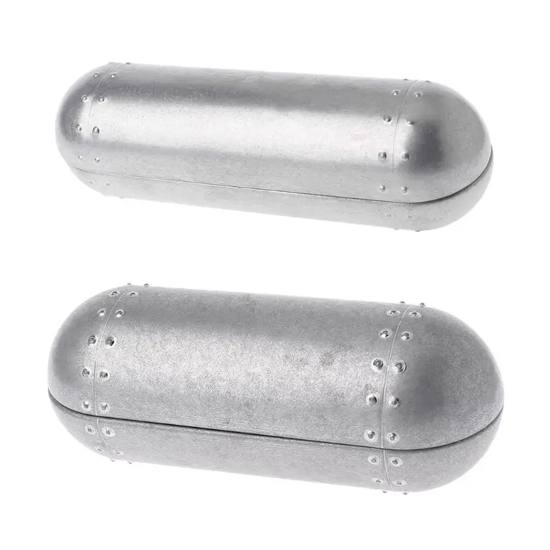 

Vintage Aluminum Spectacles Eyewear Case For Reading Glasses Or Sunglasses Holder Boxes Hard Protector