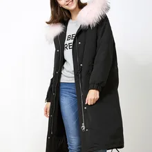 BOSIDENG зимний толстый пуховик X-long 90 утиный пух пальто для женщин натуральный мех капюшон парка водонепроницаемый свободный B70142570