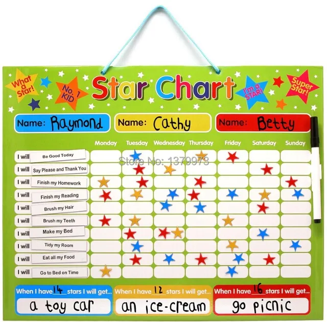 5 star magnetic reward chart on aliexpress com alibaba group star chart reward