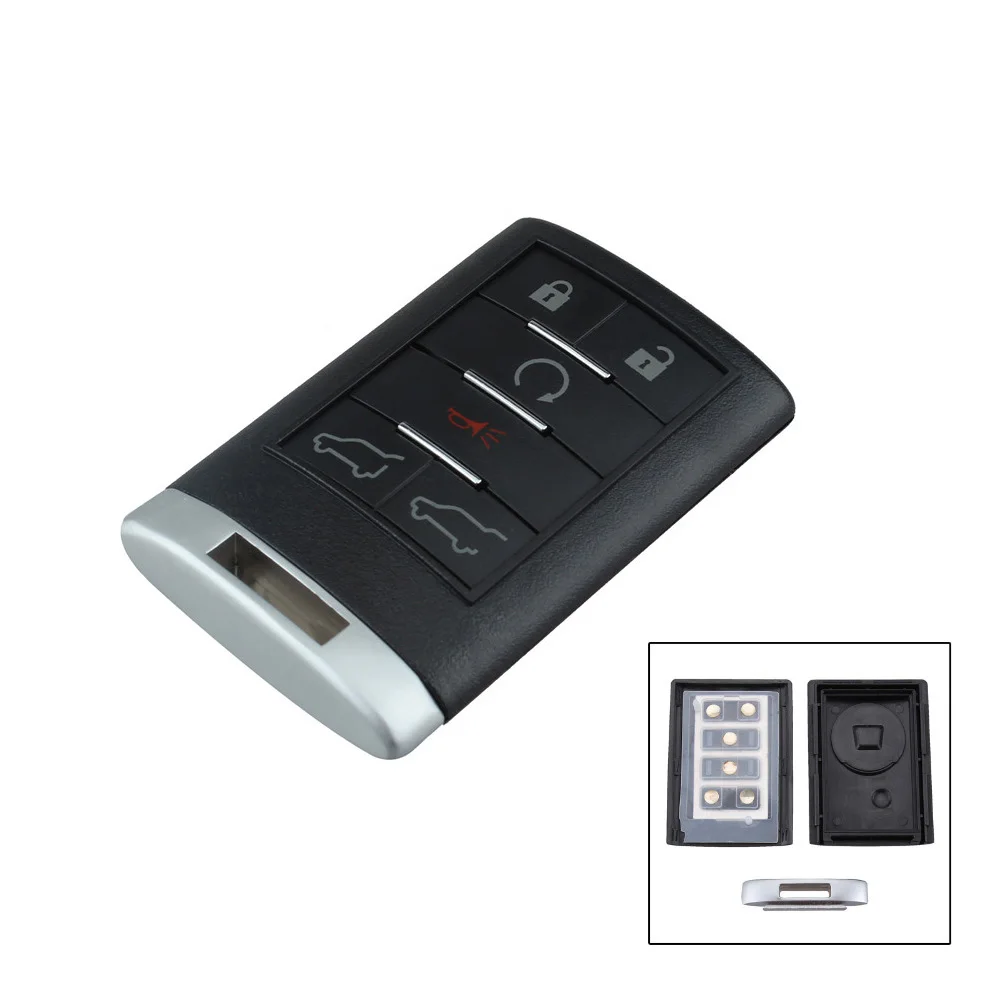 Replacement for 2007-2014 Cadillac Escalade ESV EXT Remote Key Fob 6 Buttons Shell Case Replacement for 2007-2014 Cadillac Escalade ESV EXT Remote Key Fob 6 Buttons Shell Case