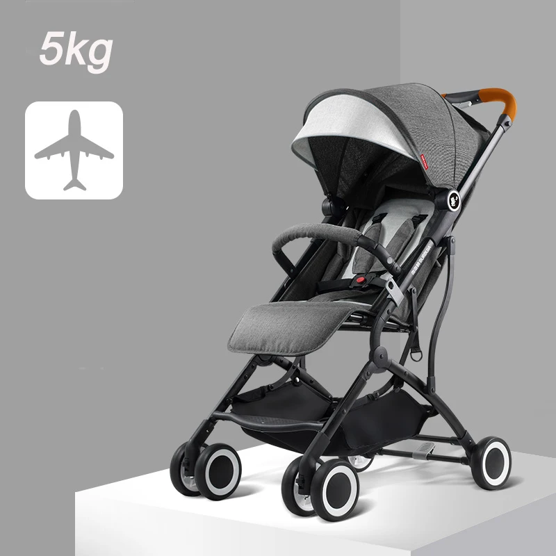 

Winter and summer baby stroller light stroller folding stroller can sit can lie ultra-light portable on the airplane