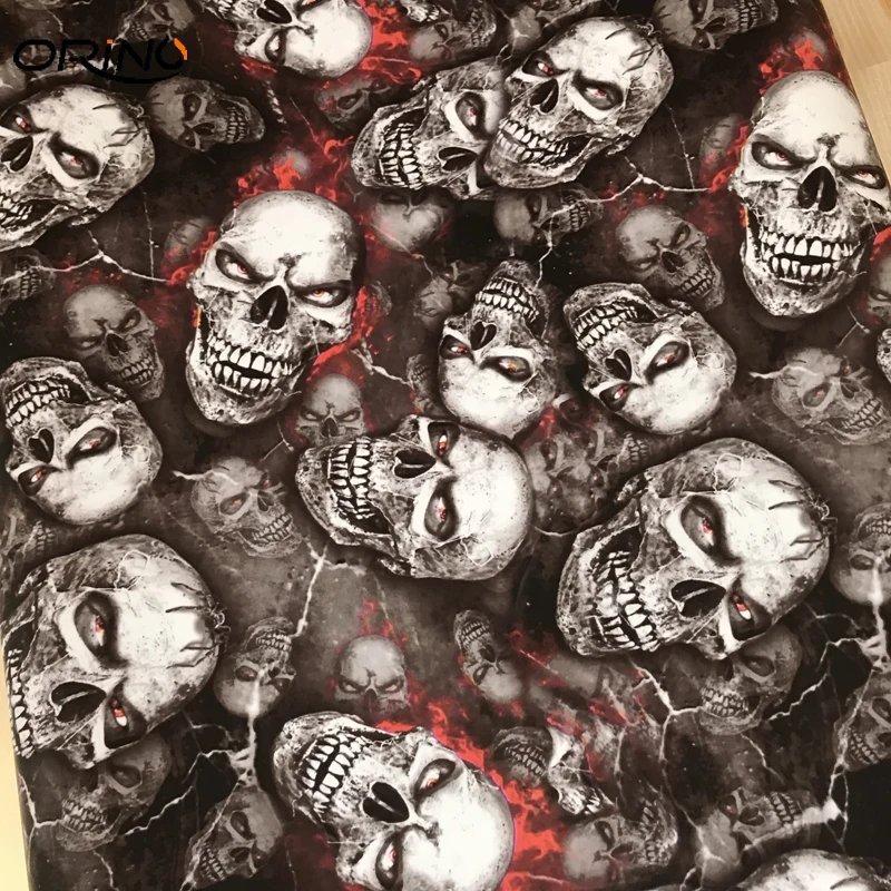 Skull Vinyl Film Car Sticker-21