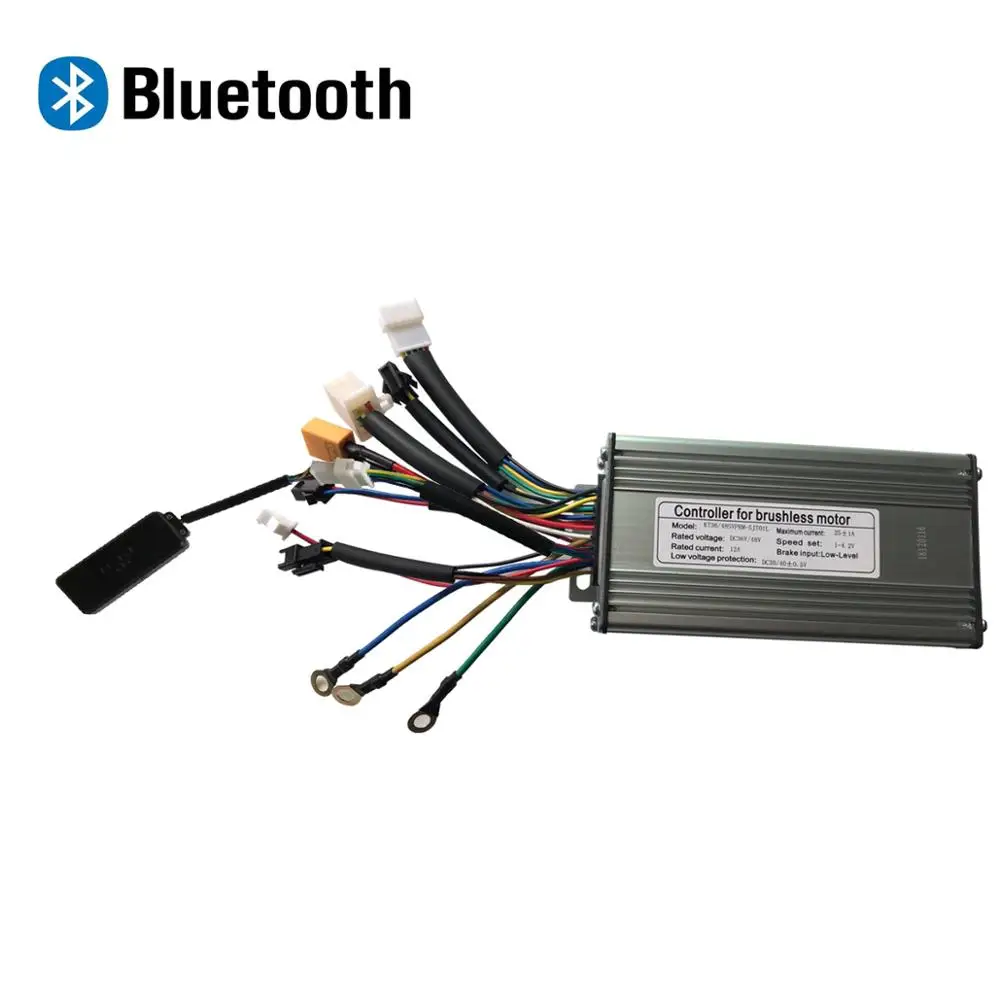Cheap E-bike Controller with Bluetooth KT Sine Wave/Dual Mode Controller for 36V/48V 250W-2000W Brushless Electric Bicycle Motor 0 Cheap E-bike Controller with Bluetooth KT Sine Wave/Dual Mode Controller for 36V/48V 250W-2000W Brushless Electric Bicycle Motor 0