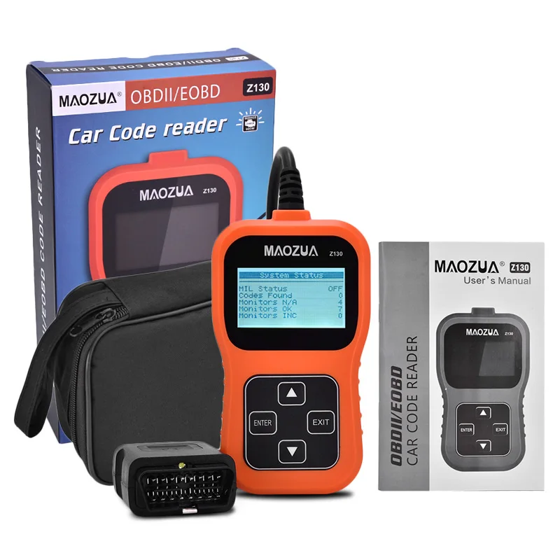 Maozua Z130 OBD2 OBD Автомобильный сканер автомобильный диагностический инструмент автоматический считыватель кодов сканирующий Инструмент лучше, чем AD310 ELM327 OM123