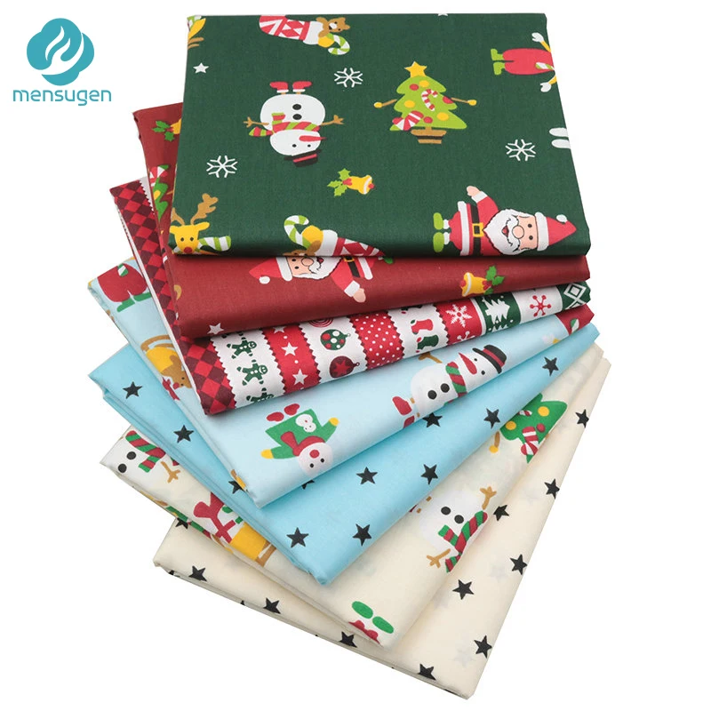 Mensugen 50 см* 160 см год Рождество ткань для лоскутного шитья подушки ткань домашний декор материал Telas