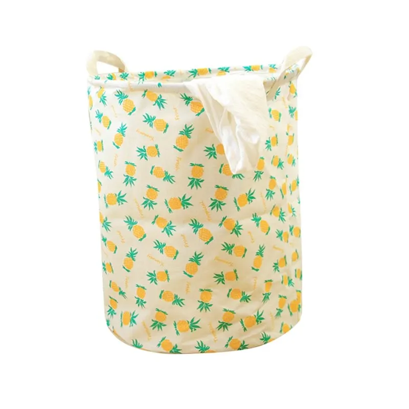 HIFUAR 35*45 см корзина для хранения мешок для белья грязная одежда игрушки Органайзер бочонок корзина для хранения дома для игрушек нижнее белье мелочи - Цвет: Многоцветный